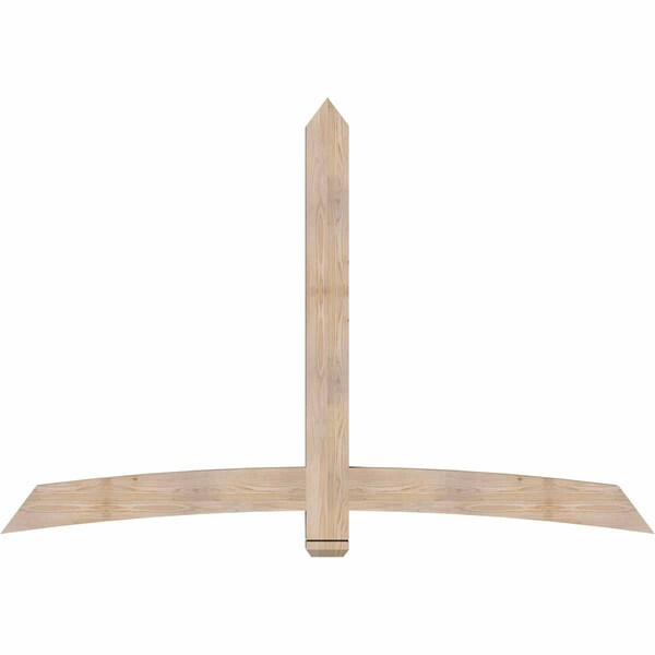Ekena Millwork Bellingham Smooth Timber Gable Bracket, Douglas Fir, 84"W x 56"H x 3 1/2"D x 5 1/2"F, 16/12 Pitch GBW084X56X0406BEL00SDF - main
